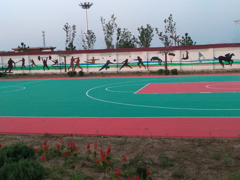 懸浮地板戶外籃球場室外幼兒園輪滑懸浮地墊懸浮式拼裝運(yùn)動地板