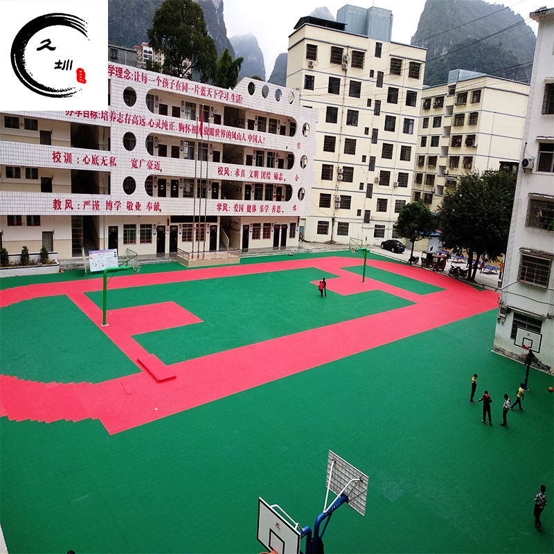 河北石家莊學校操場室外懸浮拼裝拼裝運動地墊2021年新價格