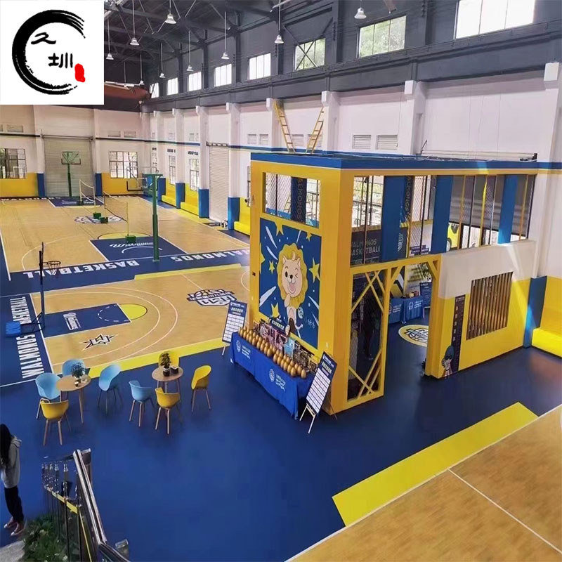 定制室內(nèi)外籃球館場(chǎng)地pvc運(yùn)動(dòng)地膠板兒童籃球地板 籃球場(chǎng)地膠墊
